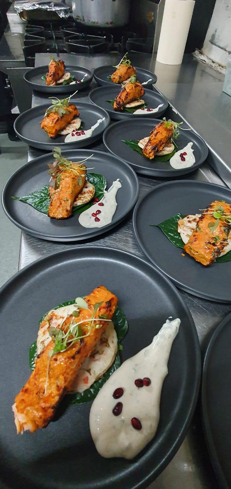Food Garnish by Students