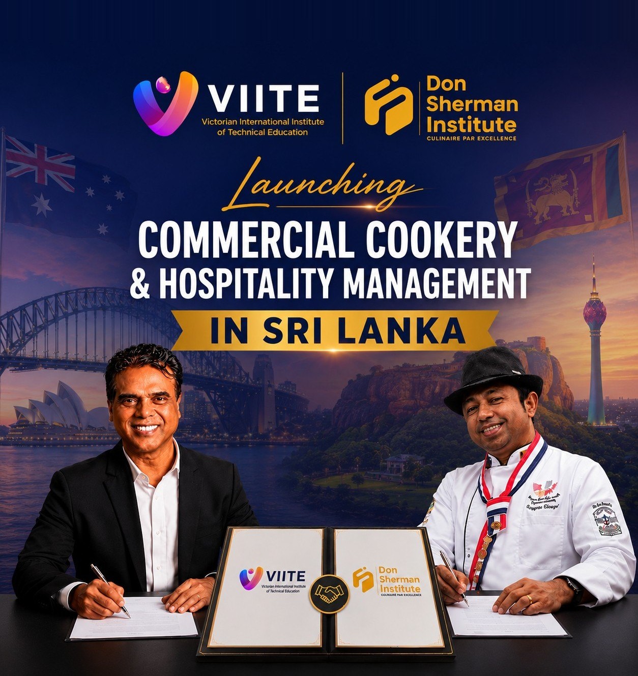 VIITE Launched Commercial Cookery and Hospitality Management Courses in Sri Lanka