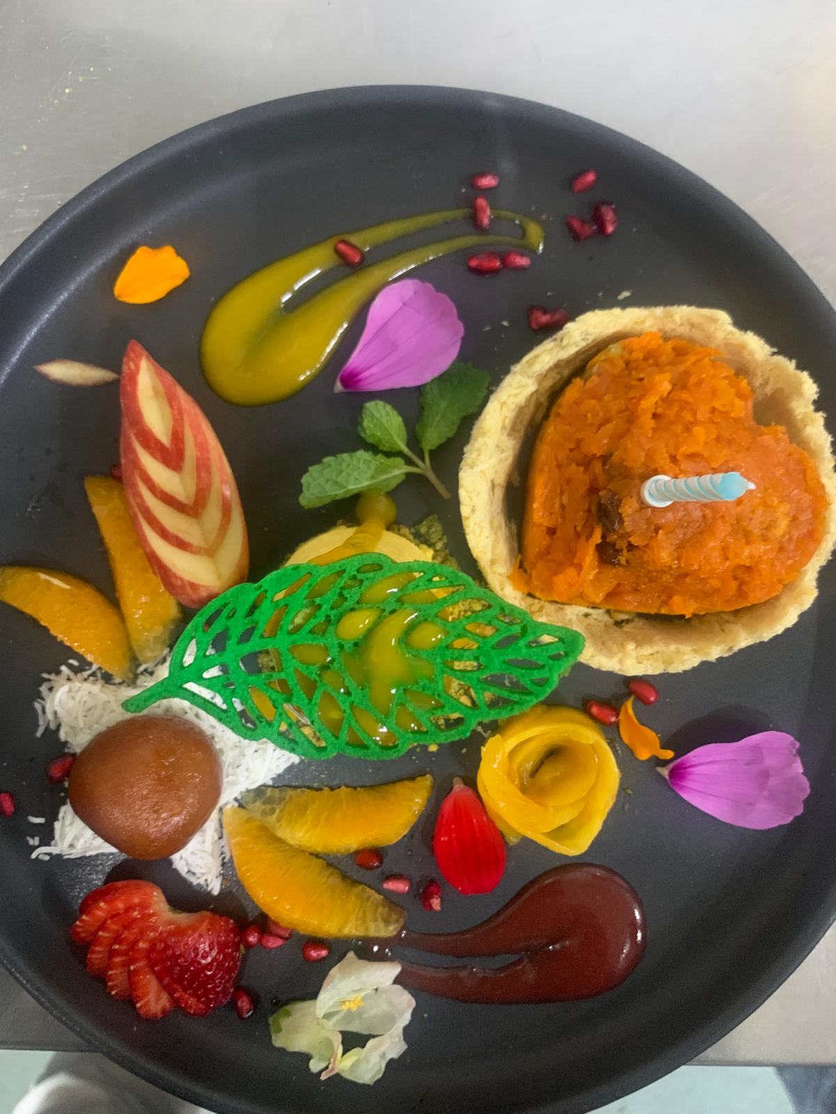 Food Garnish by Students