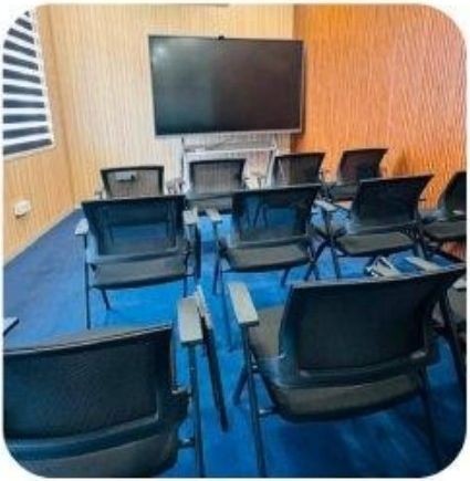 Leesons Campus classroom with audio visual screen