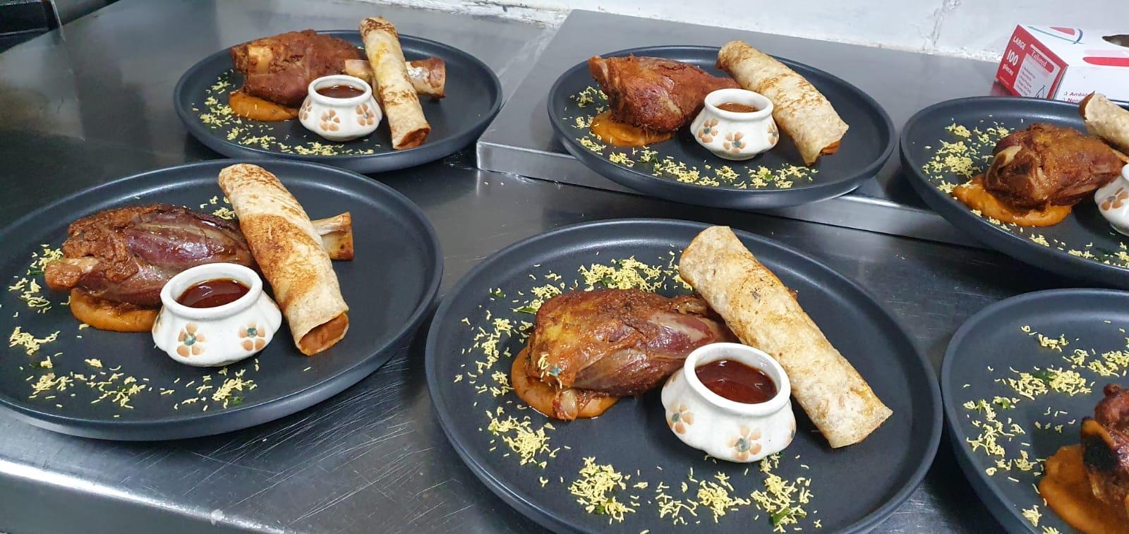 Food Garnish by Students