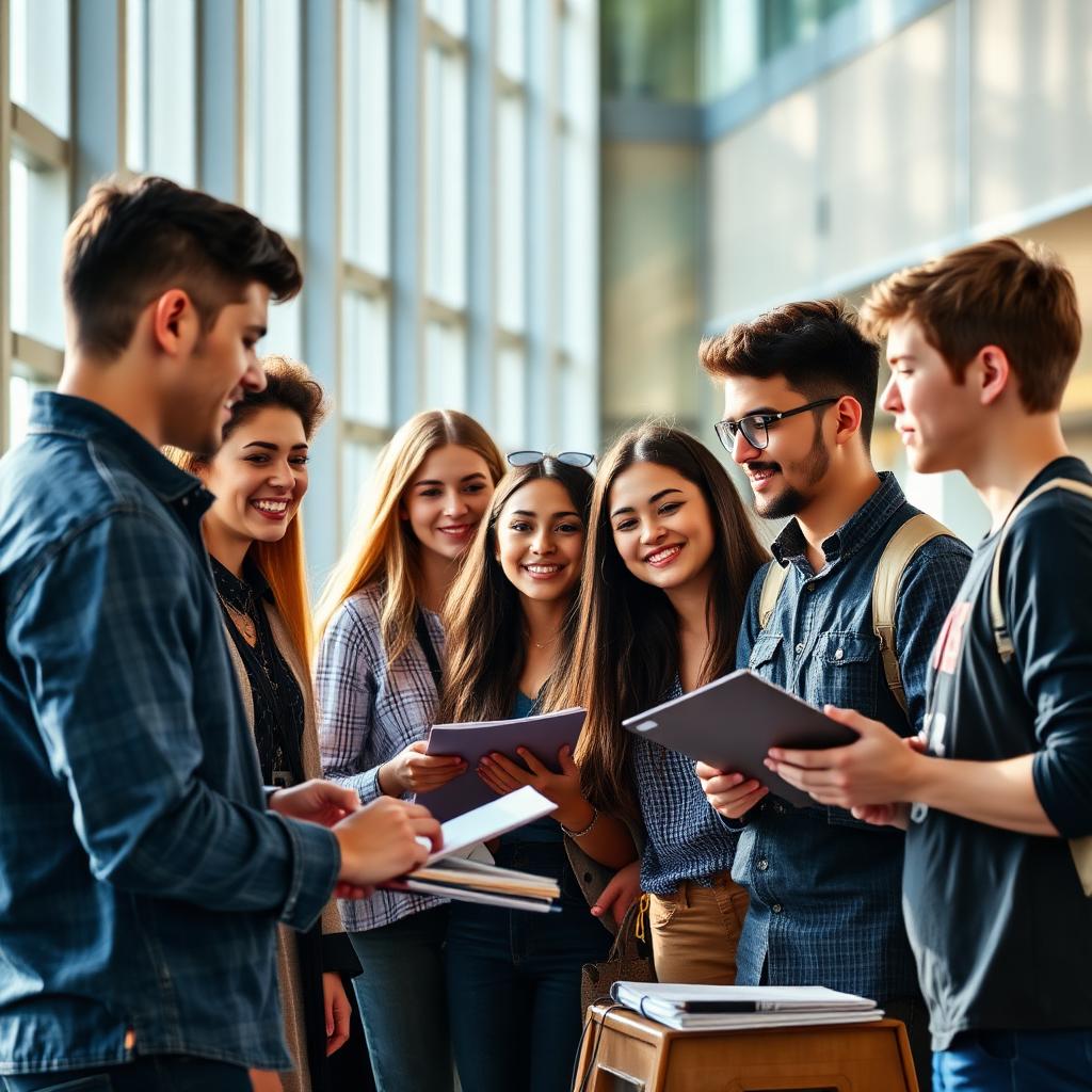 VIITE students collaborating on campus