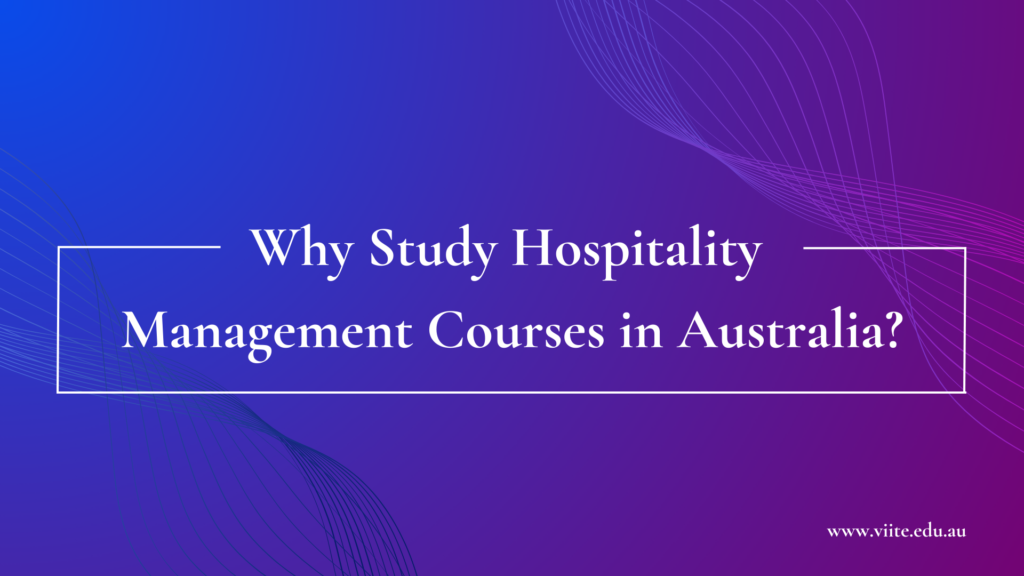 hospitality management courses Australia